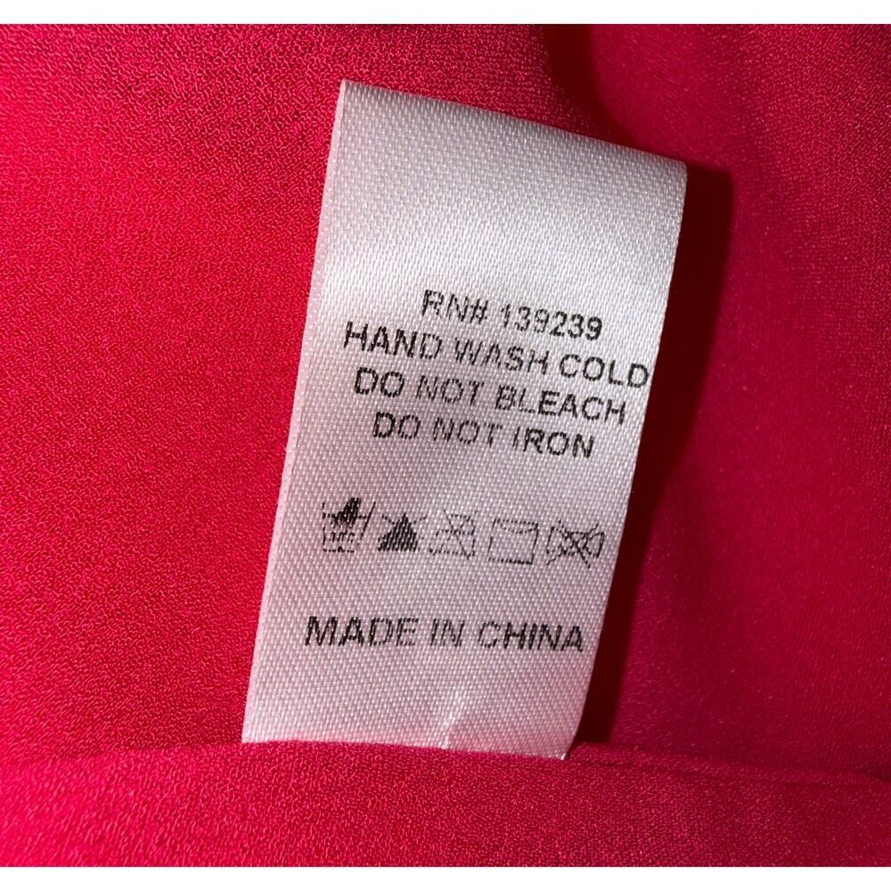 DO+BE Women's Hot Pink One Shoulder Ruffle Cocktail Party Dress‎ Size M - Picture 5 of 7